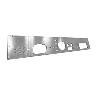 Panel de tablero de acero inoxidable Rugged Ridge 11144.12 con orificios precortados para Jeep CJ5/CJ7 76-86 Foto 1 de 4