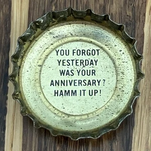 USA Hamm It Up 1970! Cappellino Corona Divertente: Hai dimenticato ieri era il tuo anniversario? - Foto 1 di 2