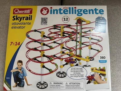 Quercetti Skyrail Ottovolante Elevator, 360 Piece Marble Run Roller Coaster... - Image 1 of 4
