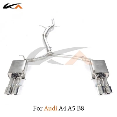 KA Exhaust Catback For Audi A4 A5 B8 B8.5 Steel rear section - Image 1 of 4