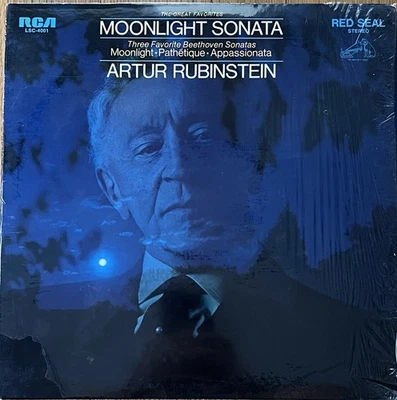ARTHUR RUBINSTEIN MOONLIGHT SONATA PATHETIQUE RCA LSC-4001 RED SEAL SHRINK NM- - Image 1 of 3