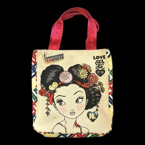 Harajuku Lovers Gwen Stefani Bag Tote Fatal Attraction to Cuteness + Metal Charm - Picture 1 of 11