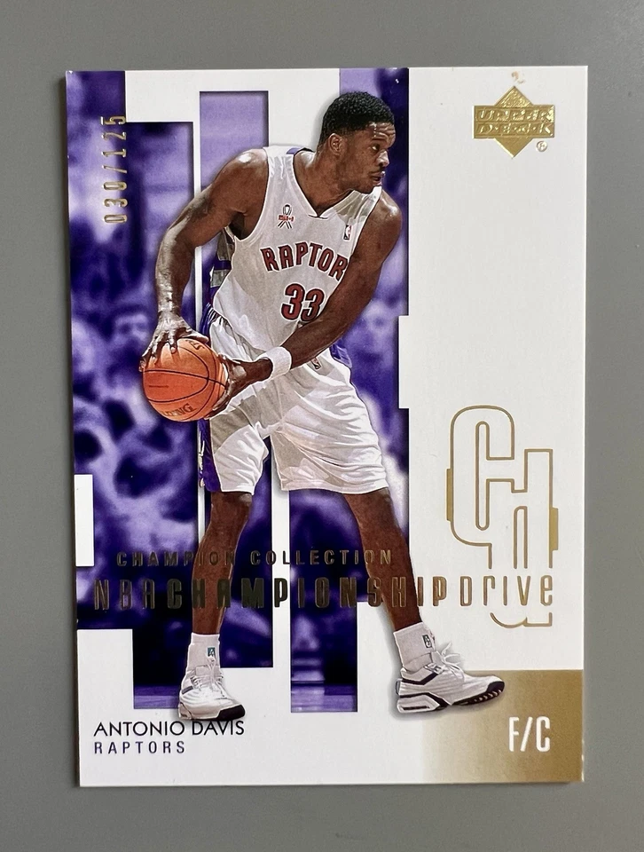 2002-03 Upper Deck Championship Drive Parallel #93 Antonio Davis /125 Kings NRMT - Image 1 of 3