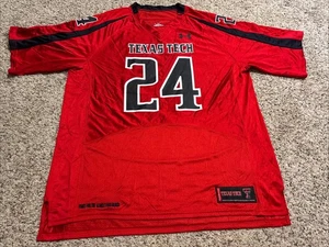Texas Tech Under Armour Jersey #24 Size XL Red - Picture 1 of 5