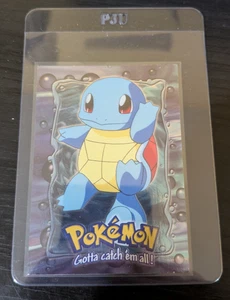 Pokemon Topps Etapa 1 #07 Squirtle E7 de 12 Tarjeta de Lámina - Imagen 1 de 2