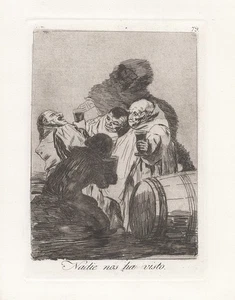 Francisco de Goya Plate 79 From Los Caprichos Etching Wine Vin - Picture 1 of 1