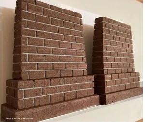  O SCALE Bridge Supports | Set of 2 | O GAUGE TALL BRIDGE PIERS | Train Scenery - Picture 1 of 7