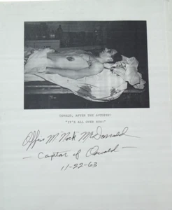 Nick McDonald Signed Photo Officer Arrested Lee Harvey Oswald JFK Assassination - Picture 1 of 5