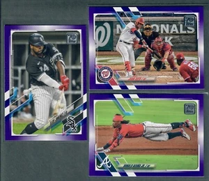 2021 Topps Series 1 Meijer Purple Parallel ~ You Pick! ~ Complete Your Set! - Picture 1 of 120