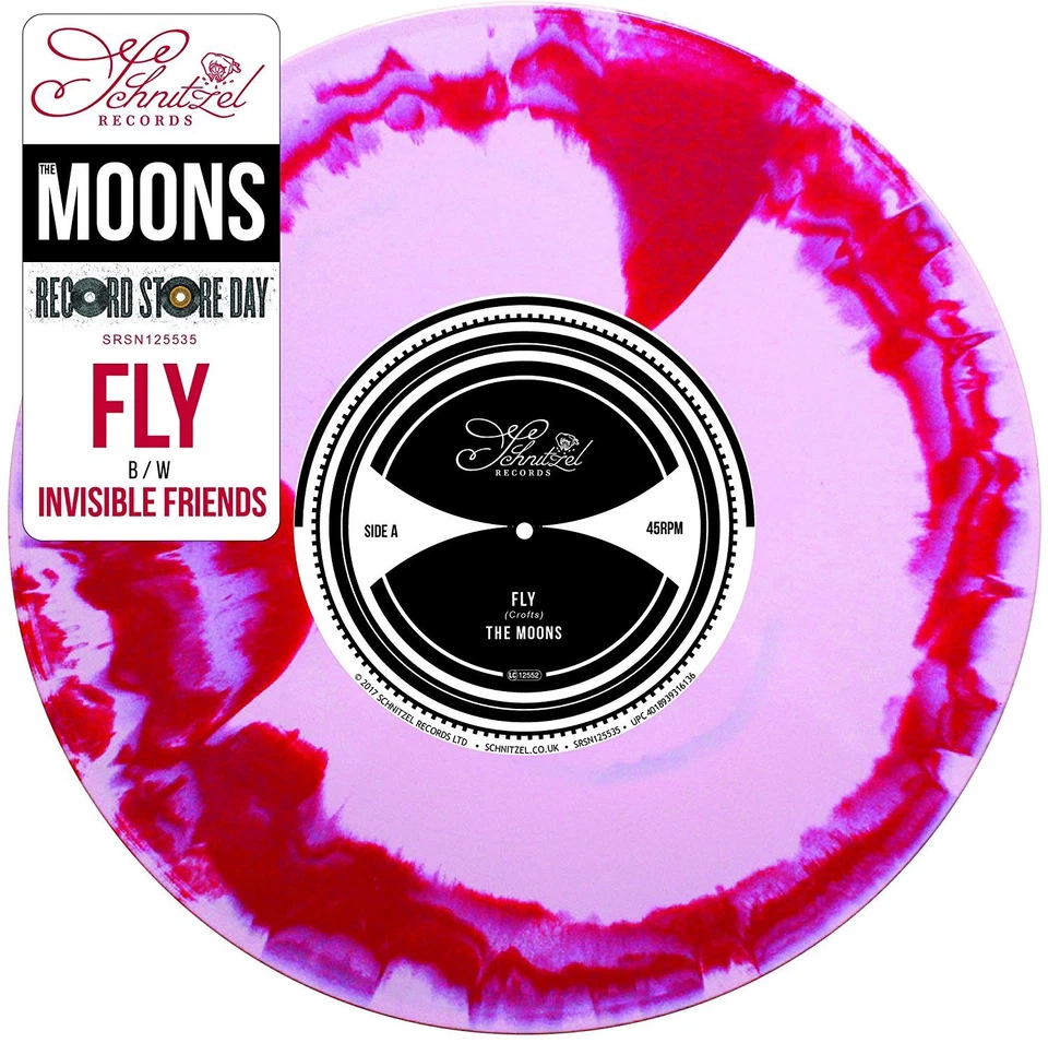 Moons, The - Fly / Invisible Friends (Vinyl 7" - 2017 - EU - Original) - Bild 1 von 1