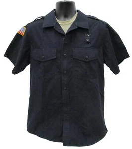 5.11 TACTICAL MIDNIGHT BLUE SECURITY LEO SHORT SLEEVE DRESS SHIRT MEDIUM/REGULAR - Picture 1 of 13