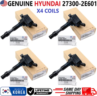 NEW OEM Hyundai Ignition Coils For 2015-2019 Hyundai & Kia 2.0L I4, 27300-2E601 - Image 1 of 4