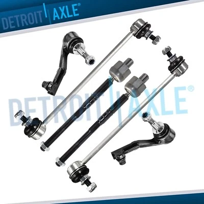 Front Sway Bar End Links Inner Outer Tie Rods for BMW 128i 135i 328i 330i 335i - Imagen 1 de 4