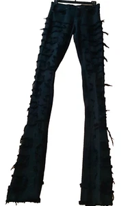 W: 32 Focus Men "SPIDER" Super Stacked Denim Jeans (Jet Black) $109 MSRP - Picture 1 of 18