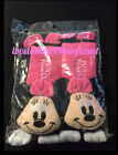Disney Minnie Mouse Design Auto'n Car Seat Belt Cover-Plush Cushion 1 set (2pcs)