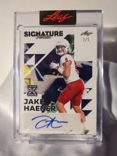 2023 Leaf Signature Series 1/1 Auto💥Jake Haener💥#BA-JH1*Fresno State/NO Saints