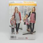 Simplicity 1333 Mommy And Me Tunic Leggings 18" Doll Sewing Pattern Uncut