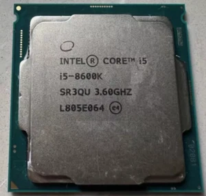 8th generation Intel Core i5 8600K LGA 1151 3.6 GHz six-core SR3QU CPU processor - Picture 1 of 4
