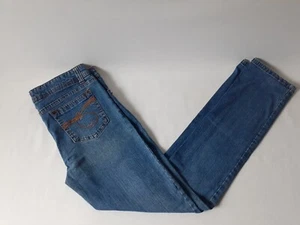 So girls blue denim straight leg jeans size 11 - Picture 1 of 9