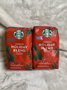 2 Starbucks 2021 Holiday Blend Medium Roast Ground Coffee FREE SHIPPING - Picture 1 of 3