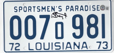 RICHARD DREYFUSS JAWS SIGNED LICENSE PLATE PROP AUTOGRAPH BECKETT BAS COA Cover