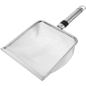 Stainless Steel Cat Litter Shovel Sifting Scoop Sifter Fine Poop Scooper - Picture 1 of 12
