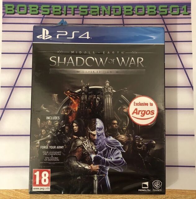 Sombras Da Guerra Definitive Definitiva Ps4 Mídia Física