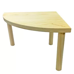 Corner Riser Platform - Durable Wooden Platform for Hamsters, Degus, Gerbils - Picture 1 of 12