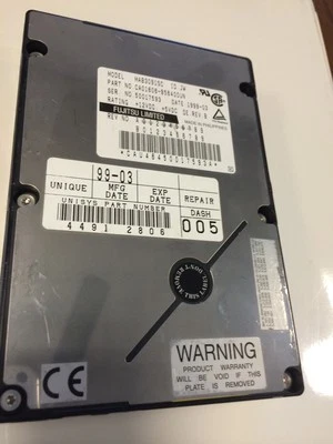 Fujitsu MAB3091SC 80 Pin 9.0GB SCSI  HDD - Image 1 of 3