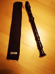 Aulos flute recorder 303A-E Descant Recorder 3 Piece vintage Made In Japan - Picture 1 of 8