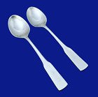 Wmf Arctica Cromargan Stainless Flatware -- Set Of 2 Place Oval Soup Spoons
