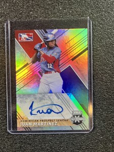 2019 Elite Extra Edition JUAN MARTINEZ Auto Autograph #206 Dominican Mint