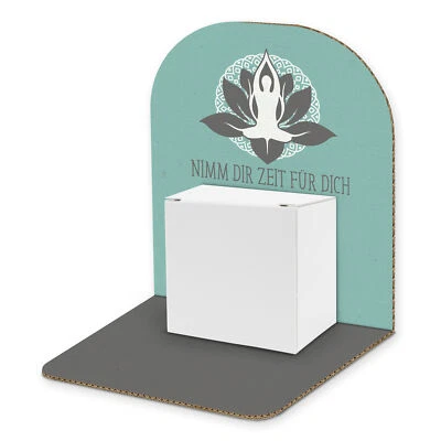 itenga Geldgeschenk Verpackung Gutschein Yoga zum Aufstellen inkl Geschenkbox - Bild 1 von 4