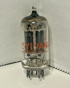 Vintage Sylvania 12ax7 Tube Untested  Lightning Bolt - Picture 1 of 9