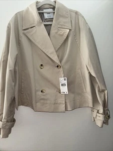 BNWT MNG Mango Cropped Trench XL - Picture 1 of 9