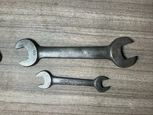 2 Vintage Williams USA Open End Wrenches 3/4 x 5/8 - 19/32 X 1/2 - Picture 1 of 11