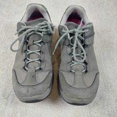 Lowa Locarno GTX Shoes Women 7.5 Green Gray Gore Tex Hiking Outdoor Sneakers  - Image 1 of 4