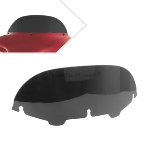7" Black Windshield Windscreen For Harley Electra Street Glide Touring 1996-2013 - Picture 1 of 15