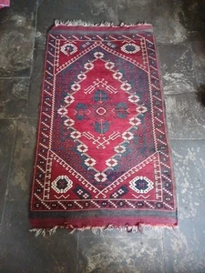 Turkish Anatolian Rug Carpet Handmade Bergama Antique 65" X 41" - Picture 1 of 8