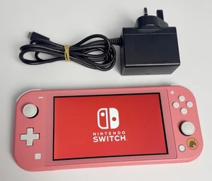 Nintendo Switch Lite Coral Pink Console + Official Charger | TheGameWorld - Picture 1 of 6