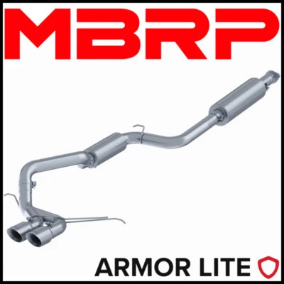 MBRP S4200AL Armor Lite 3" Cat Back Exhaust fits 2013-2018 Ford Focus ST 2.0L - Image 1 of 2
