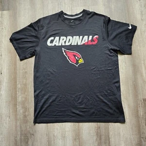 Arizona Cardinals Nike Dri Fit Shirt Mens Size Large NFL Football Black Sports - Picture 1 of 11