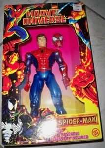 Spider-Man 1997 10" (Peter Parker Unmasked, Universo Marvel) juego de juguetes; nuevo en caja - Imagen 1 de 6