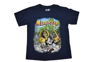 Madagascar Youth Boys Alex, Melman Blue Shirt New S, M - Picture 1 of 6