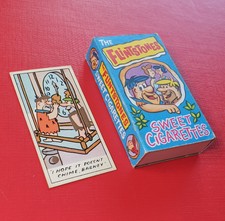1962 FLINTSTONES ROOKIE CARD CANDY STICK PRIMROSE SWEET CIGARETTE PACK VARIATION