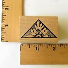 Magenta Rubber Stamps - Flower Triangle 29066.F - NEW