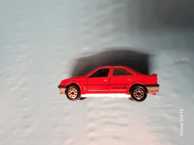 Majorette N 218 Red Peugeot 405 MI 16  Vintage Made In France Good Condition - Image 1 of 4