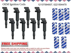 Nuevo juego/8 bobinas de encendido para BMW Mini Rolls Royce I4 V6 V8 V12/OEM #0221504470 - Imagen 1 de 4