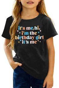 Birthday Shirt Youth Girls Birthday Party Tees Kids Funny Cute Birthday Tops ... - Picture 1 of 6
