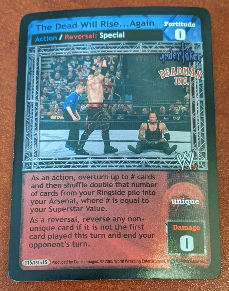 The Dead Will Rise... Again - WWE Raw Deal - Undertaker Deadman Inc. FOIL! - Image 1 of 1